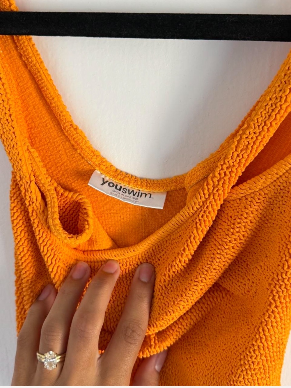 YouSwim Aplomb Orange One Piece Swimsuit - Picture 3 of 3